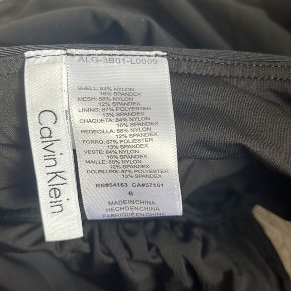 Calvin Klein Black One Piece Swim Suit New - Picture 4 of 4